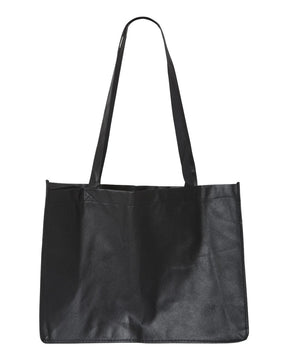 Liberty Bags Non-Woven Deluxe Junior Tote. A134 - Black