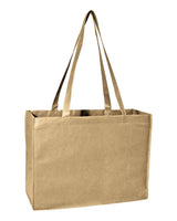 Liberty Bags Non-Woven Deluxe Junior Tote. A134 - Tan