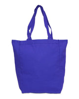 Liberty Bags Allison Cotton Canvas Tote. 9861 - Royal