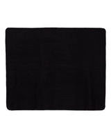 Alpine Fleece Fleece Throw Blanket. 8700 - Black
