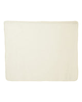 Alpine Fleece Fleece Throw Blanket. 8700 - Cream
