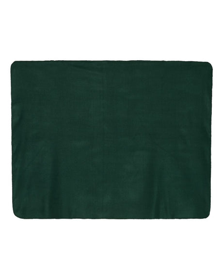 Alpine Fleece Fleece Throw Blanket. 8700 - Forest