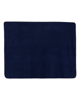 Alpine Fleece Fleece Throw Blanket. 8700 - Navy