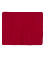 Alpine Fleece Polyester/Nylon Picnic Blanket. 8701 - Red