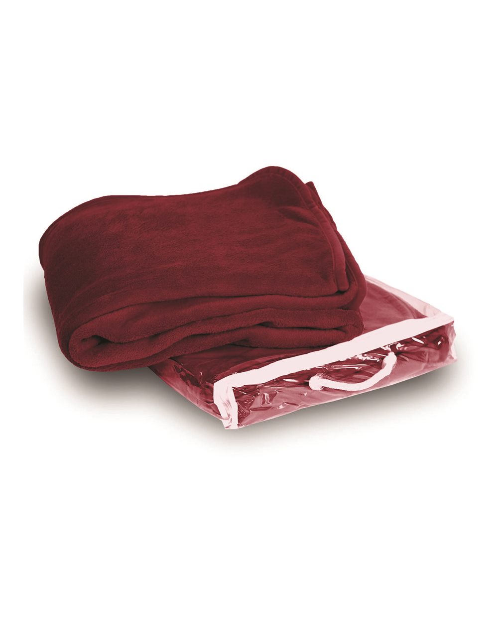 Alpine Fleece Micro Coral Fleece Blanket. 8707 - Burgundy