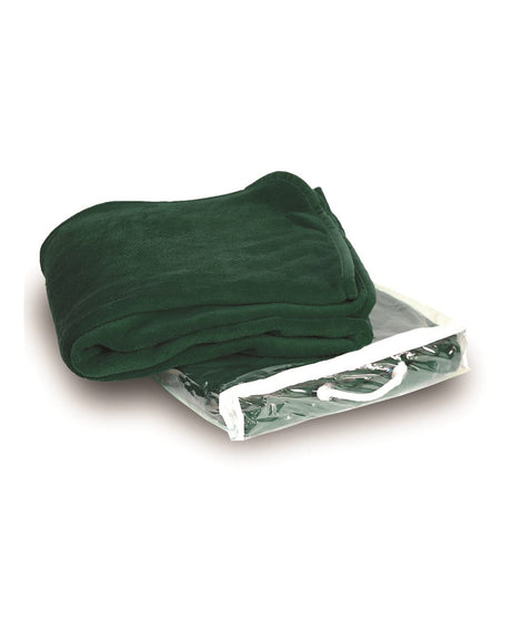 Alpine Fleece Micro Coral Fleece Blanket. 8707 - Forest