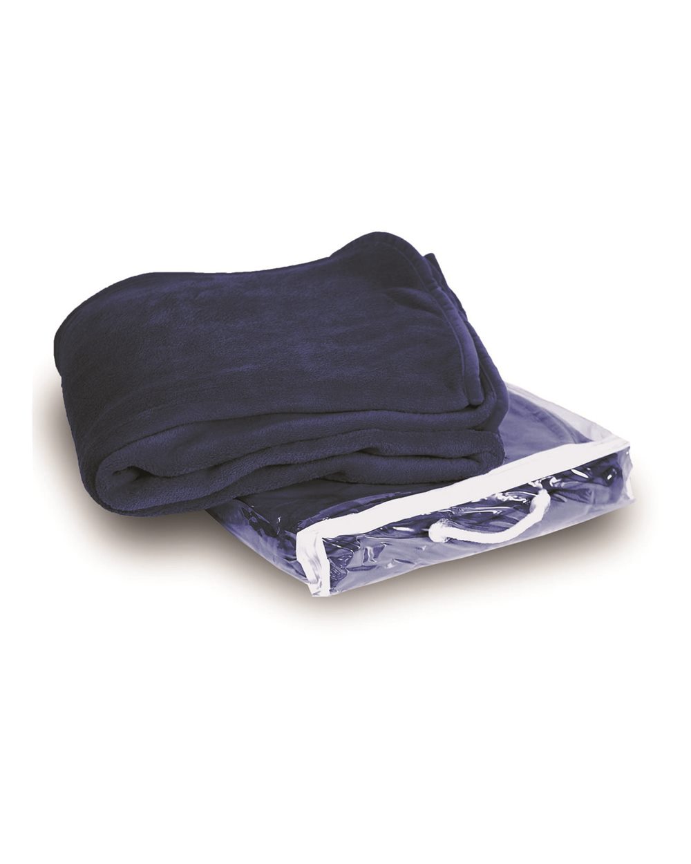 Alpine Fleece Micro Coral Fleece Blanket. 8707 - Navy