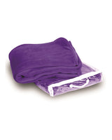 Alpine Fleece Micro Coral Fleece Blanket. 8707 - Purple