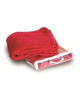 Alpine Fleece Micro Coral Fleece Blanket. 8707 - Red