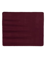 Alpine Fleece Value Blanket. 8711 - Burgundy