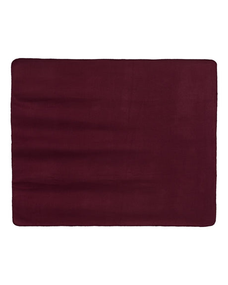 Alpine Fleece Value Blanket. 8711 - Burgundy
