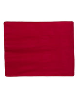 Alpine Fleece Value Blanket. 8711 - Red