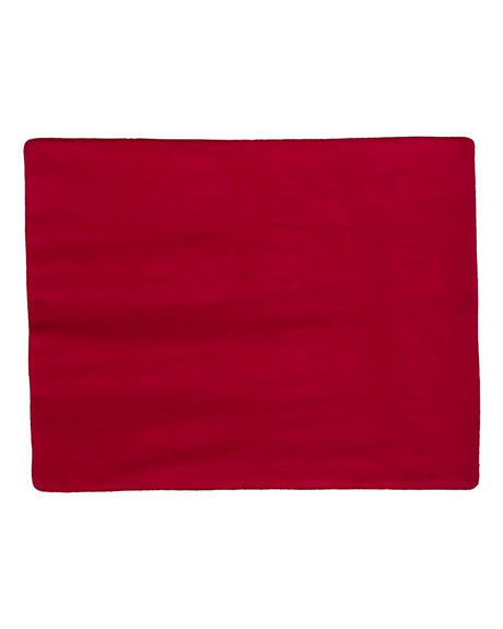 Alpine Fleece Value Blanket. 8711 - Red