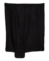 Alpine Fleece Roll Up Blanket. 8718 - Black