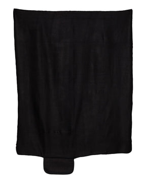 Alpine Fleece Roll Up Blanket. 8718 - Black