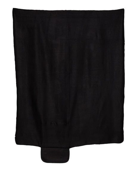 Alpine Fleece Roll Up Blanket. 8718 - Black
