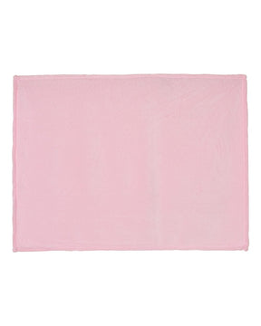 Alpine Fleece Mink Touch Luxury Baby Blanket. 8722 - Baby Pink