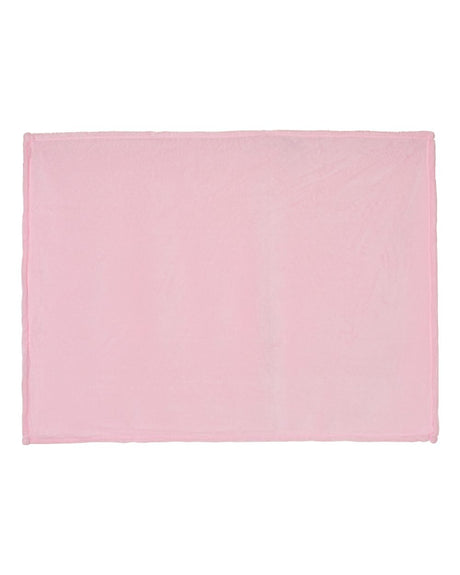 Alpine Fleece Mink Touch Luxury Baby Blanket. 8722 - Baby Pink