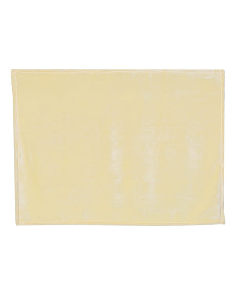 Alpine Fleece Mink Touch Luxury Baby Blanket. 8722 - Soft Yellow