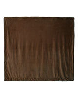 Alpine Fleece Oversized Mink Sherpa Blanket. 8726 - Chocolate