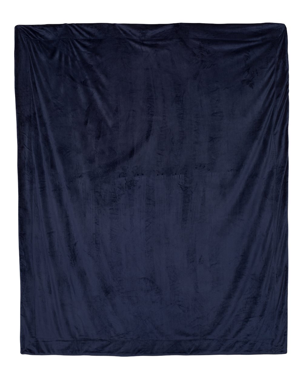 Alpine Fleece Oversized Mink Sherpa Blanket. 8726 - Navy