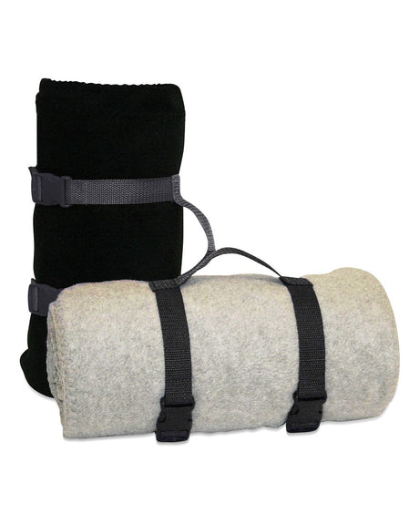Alpine Fleece Blanket Strap. 8820 - Black