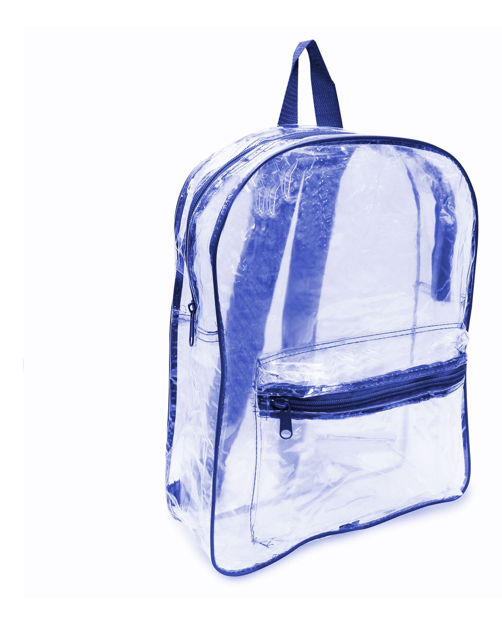Liberty Bags Clear PVC Backpack. 7010 - Royal