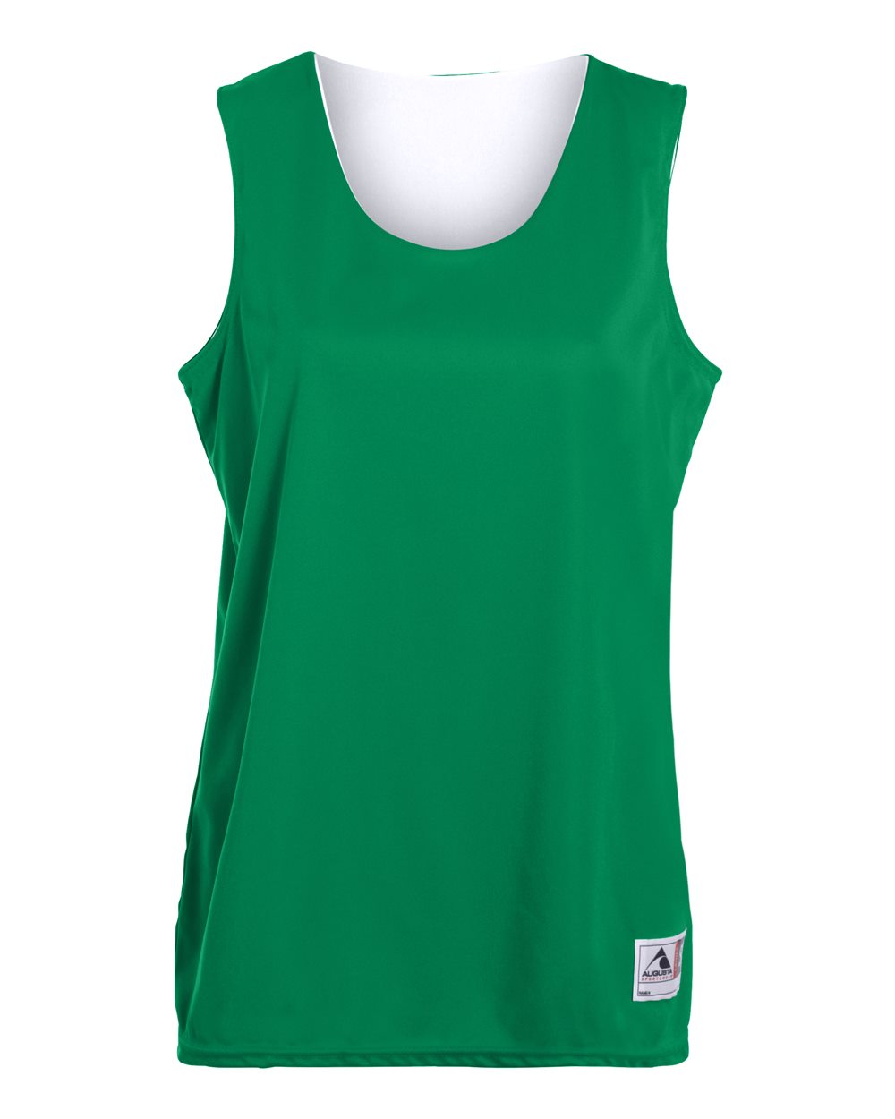 Augusta Sportswear Women's Reversible Wicking Tank Top. 147 - Kelly/ White