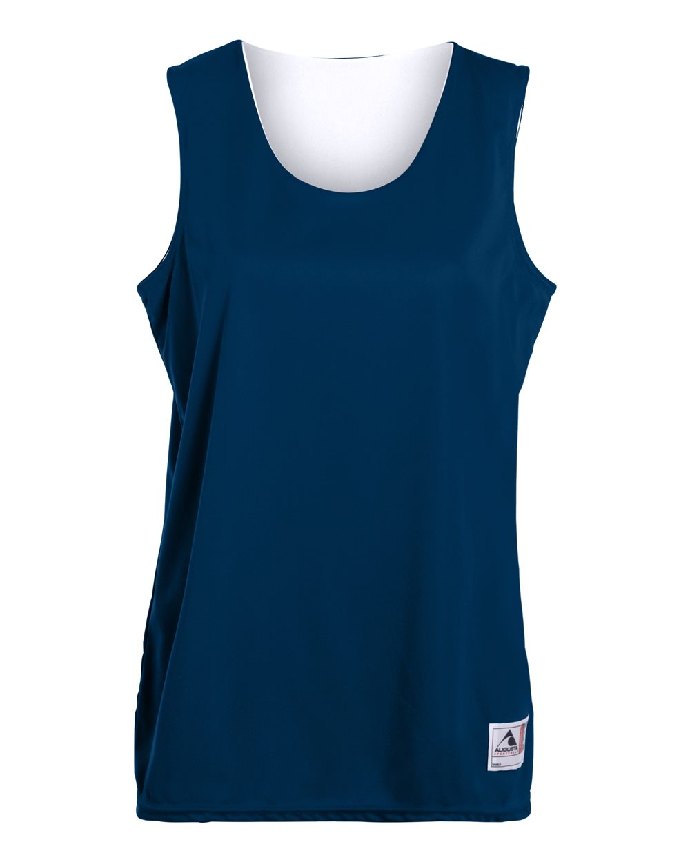 Augusta Sportswear Women's Reversible Wicking Tank Top. 147 - Navy/ White