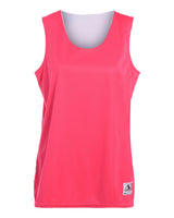 Augusta Sportswear Women's Reversible Wicking Tank Top. 147 - Power Pink/ White