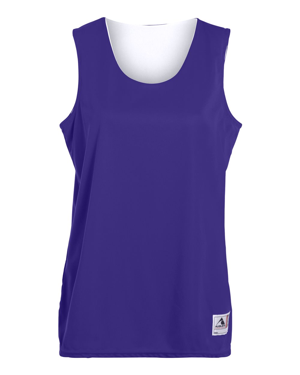 Augusta Sportswear Women's Reversible Wicking Tank Top. 147 - Purple/ White