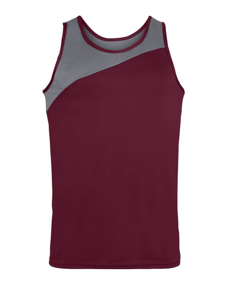 Augusta Sportswear Men's Accelerate Jersey. 352 - Maroon/ Graphite