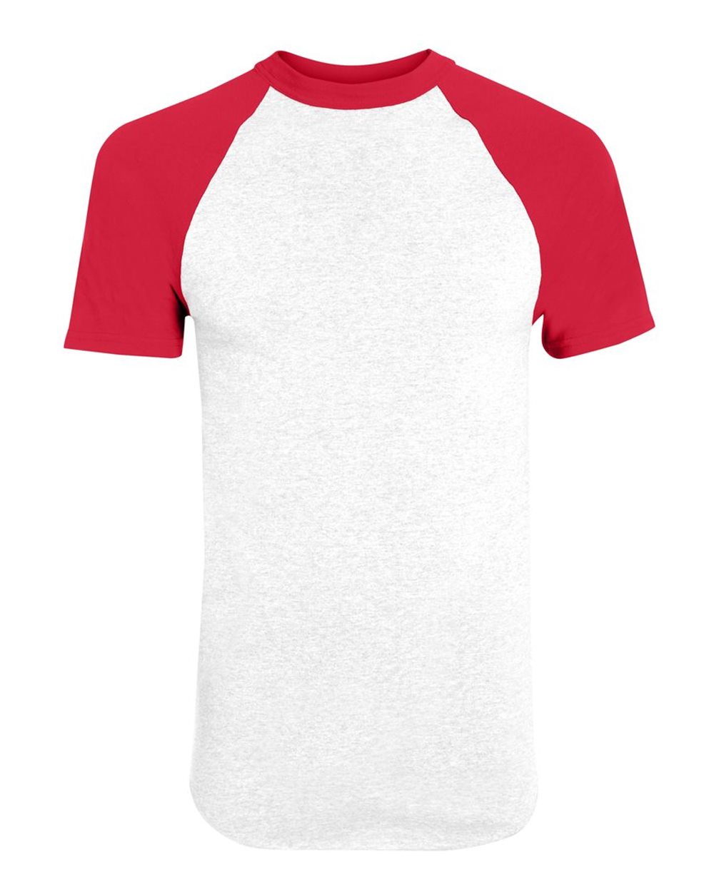 Augusta Sportswear Youth Raglan Baseball Jersey. 424 - White/ Red