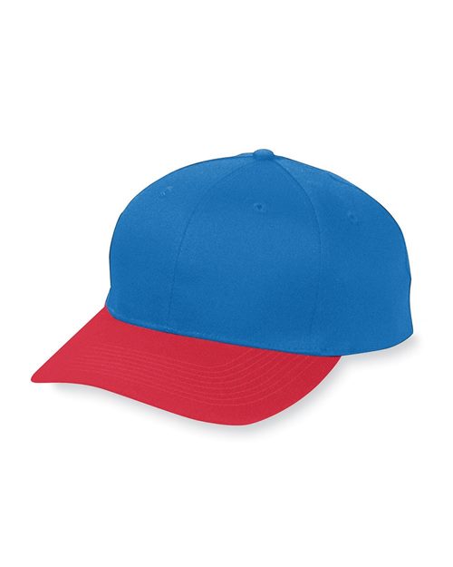 Augusta Sportswear Youth Six-Panel Cotton Twill Low-Profile Cap. 6206