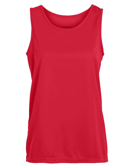 Augusta Sportswear Girls' Training Tank Top. 1706 - Red