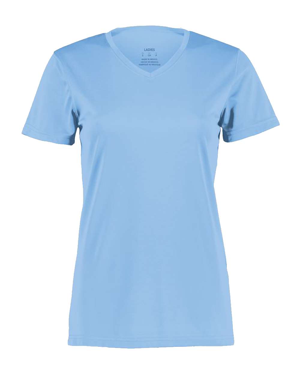 Augusta Sportswear Women's Nexgen Performance V-Neck T-Shirt. 1790 - Columbia Blue