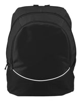 Augusta Sportswear Tri-Color Backpack. 1915 - Black/ Black/ White