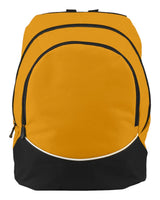 Augusta Sportswear Tri-Color Backpack. 1915 - Gold/ Black/ White