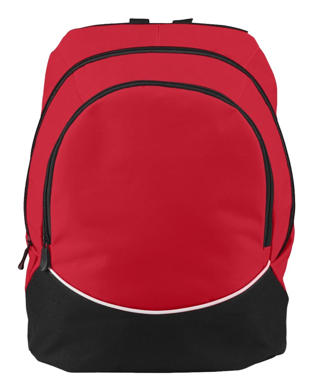 Augusta Sportswear Tri-Color Backpack. 1915 - Red/ Black/ White