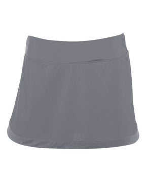 Augusta Sportswear Girls' Action Color Block Skort. 2411 - Graphite/ Graphite