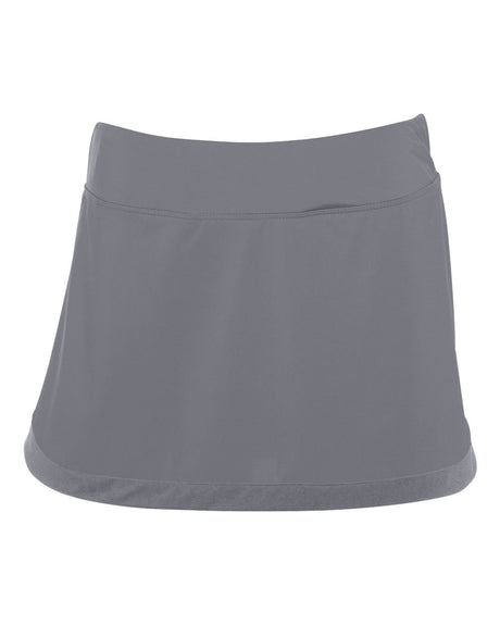 Augusta Sportswear Girls' Action Color Block Skort. 2411 - Graphite/ Graphite