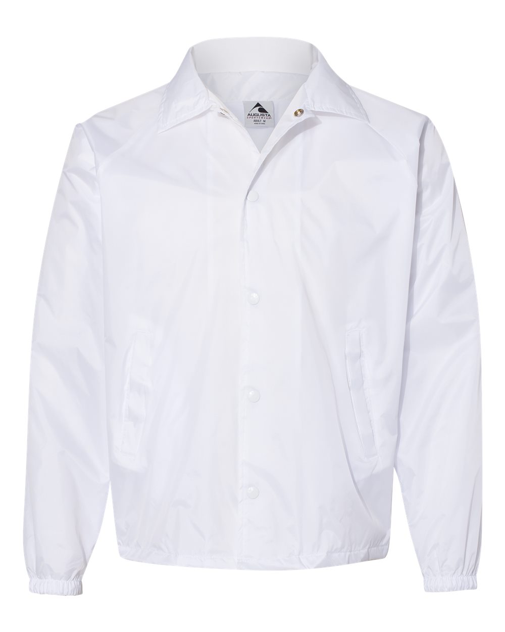 Augusta Sportswear Men's Coach's Jacket. 3100 - White