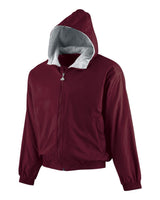 Augusta Sportswear Youth Hooded Taffeta Jacket. 3281 - Maroon