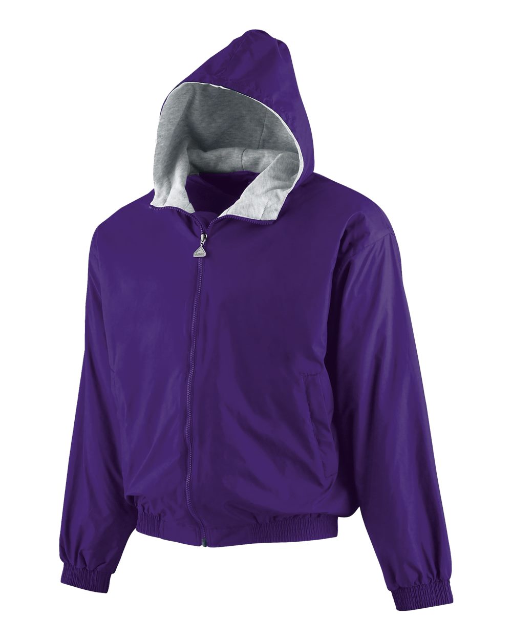Augusta Sportswear Youth Hooded Taffeta Jacket. 3281 - Purple