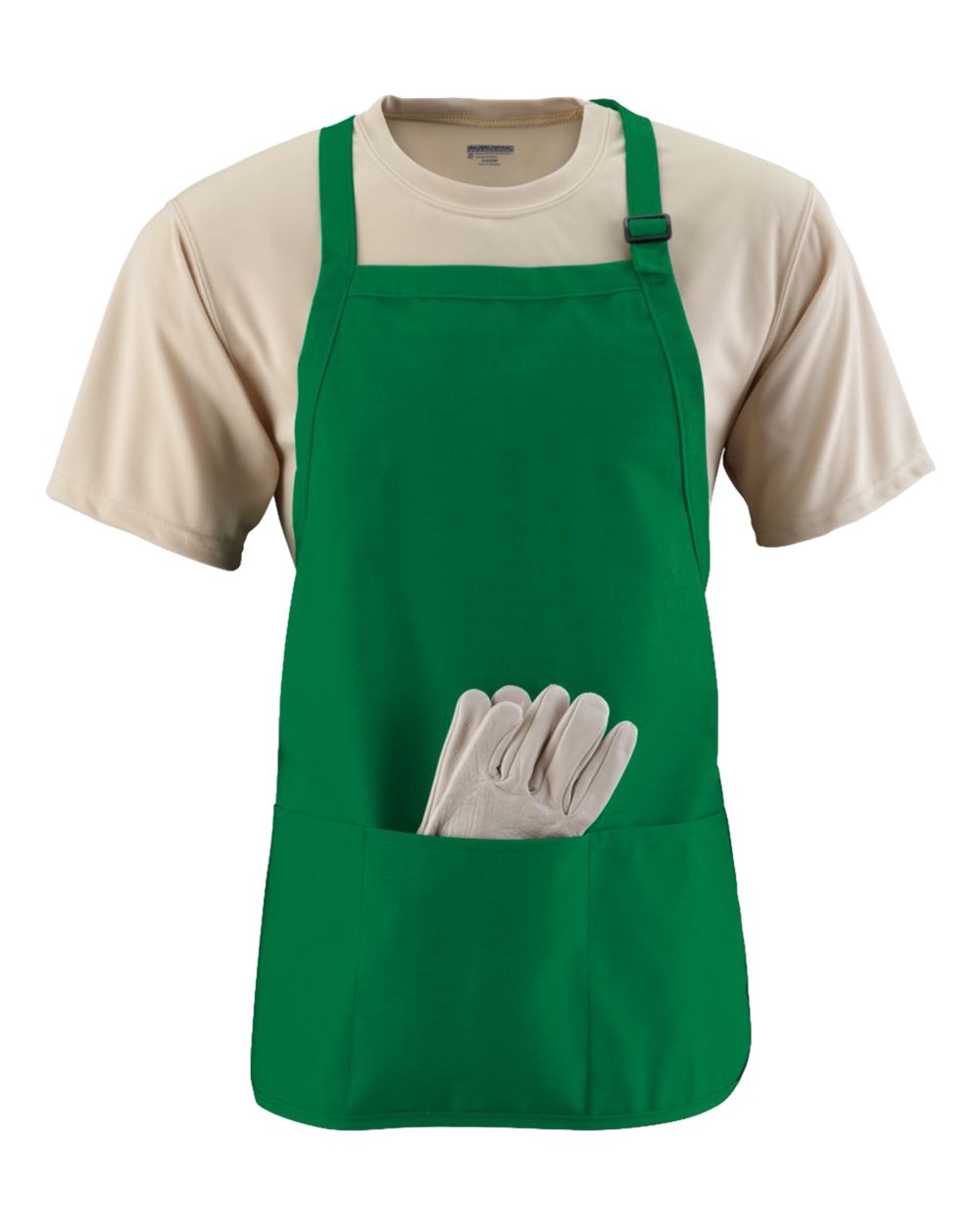Augusta Sportswear Medium Length Apron with Pouch. 4250 - Kelly