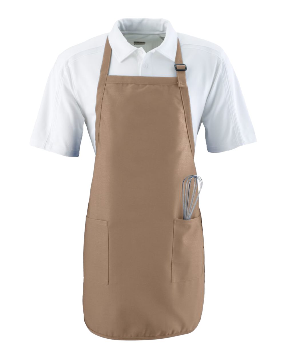 Augusta Sportswear Full Length Apron with Pockets. 4350 - Khaki