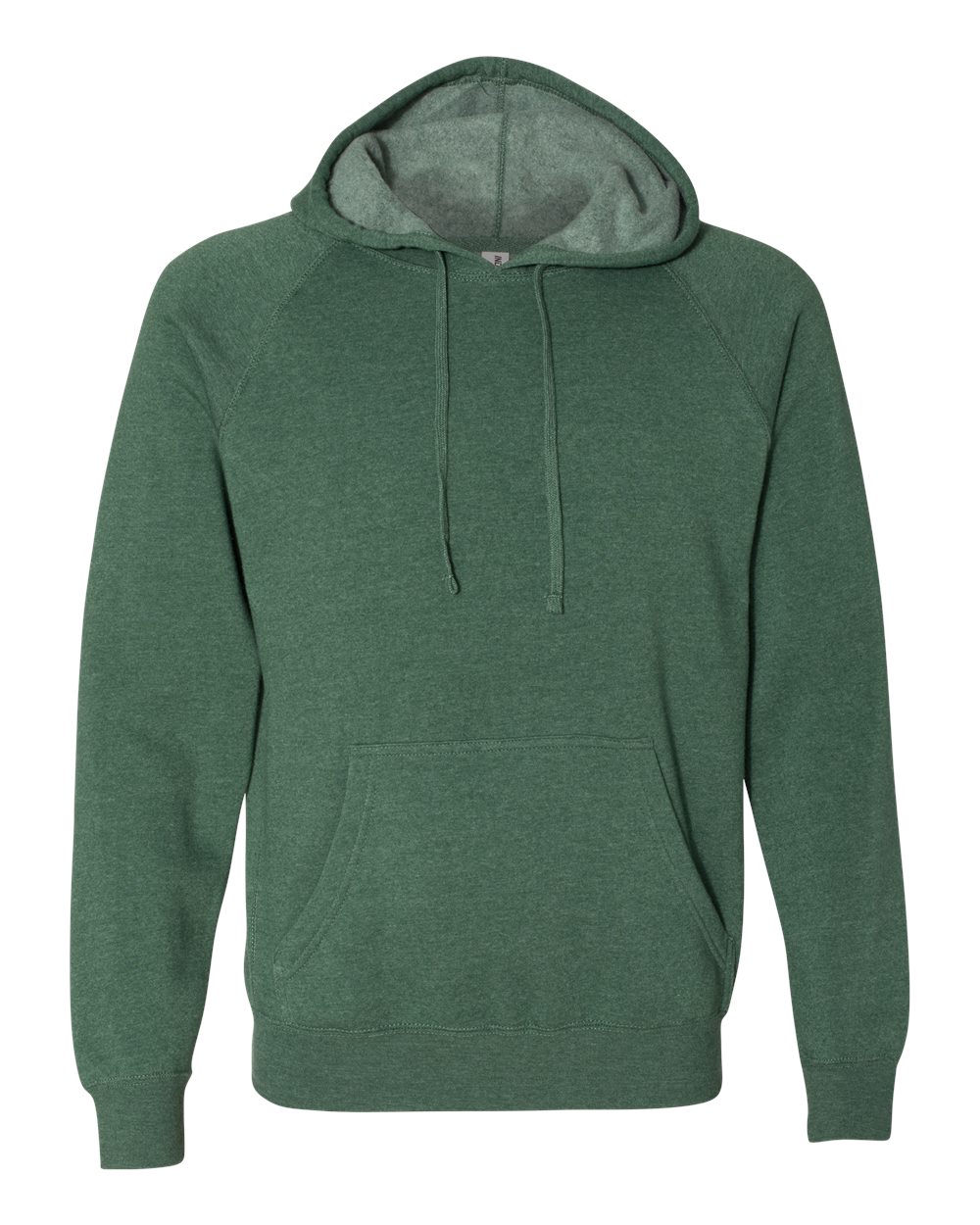 Independent Trading Co. Unisex Special Blend Raglan Hooded Sweatshirt. PRM33SBP - Moss