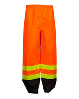Kishigo Unisex Storm Stopper Pro Rainwear Pants. RWP100-101 - Orange