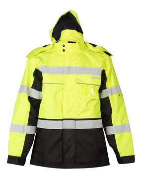 Kishigo Unisex Premium Black Series® Parka. JS140-141 - Lime