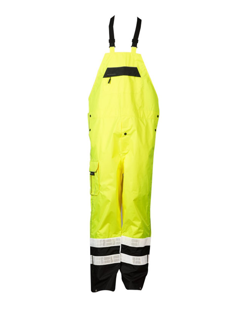 Kishigo Unisex Premium Black Series® Rainwear Bib. RWB106-107 - Lime